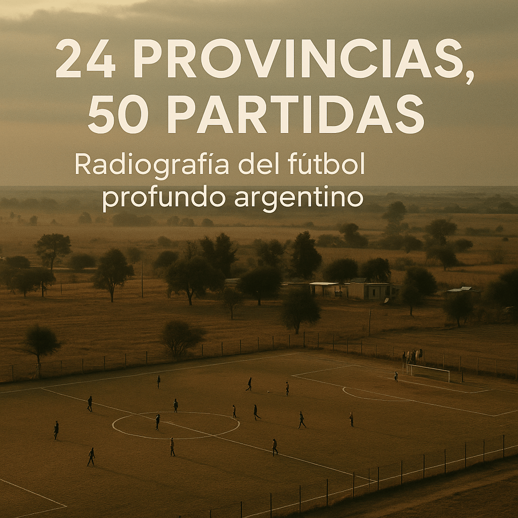 24 provincias. 50 partidas. Una radiografía a las profundidades del fútbol&nbsp;argentino